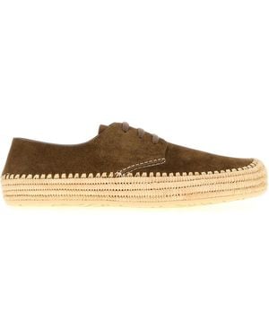 Loewe Scarpe stringate Rio in pelle scamosciata marrone