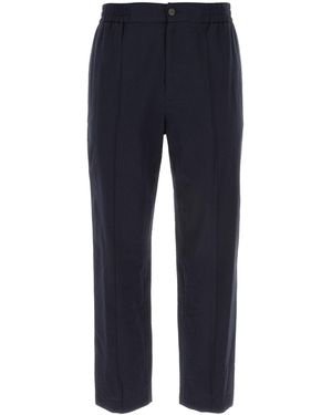 A.P.C. Pantalone Joaquin in cotone blu navy
