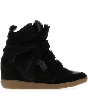 Isabel Marant Black Suede Bekett Trainers