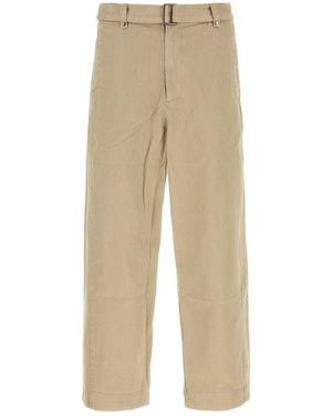 Entire studios Beige Cotton Gully Pant - Natural