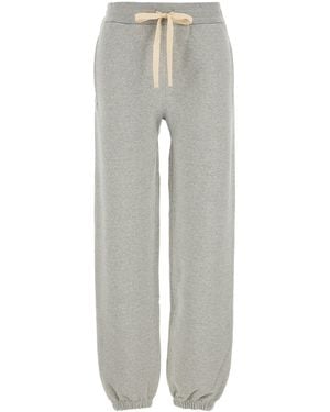 Jil Sander Pantalone jogging in cotone grigio