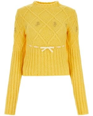 Cormio Yellow Wool Blend Jumper