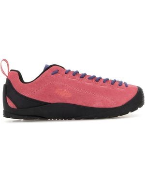 Keen Pink Suede Jasper Sneakers