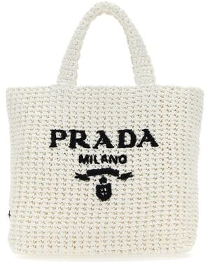 Prada Straw Handbag - Natural