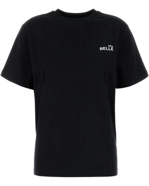 Coperni Cotton X Disney Belle T-Shirt - Black