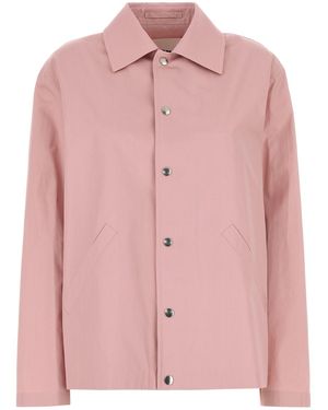 Jil Sander Giubbino in taffetà rosa