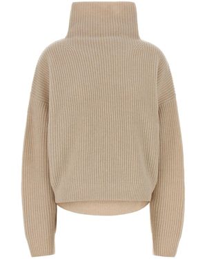 Isabel Marant Ivory Wool Blend Oversize Brooke Sweater - Natural