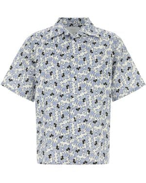 Prada Camicia in popeline stampato - Multicolore