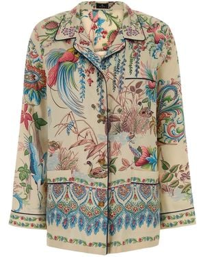 Etro Printed Twill Shirt - Multicolour
