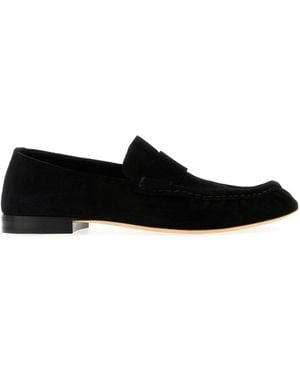 The Row Mocassini in pelle nera - Nero