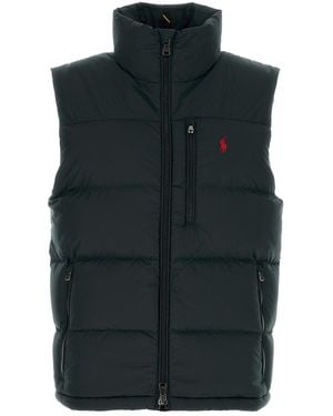 Polo Ralph Lauren Black Polyester Sleeveless Down Jacket
