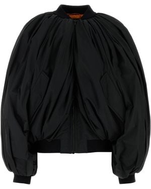 Balenciaga Black Polyester Padded Jacket