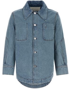 Ami Paris Relaxed Overshirt - Blue