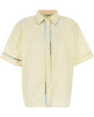 Amotea Pastel Yellow Poplin Manu' Shirt - Multicolor