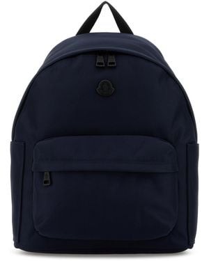 Moncler Zaino New Pierrick in tessuto blu navy