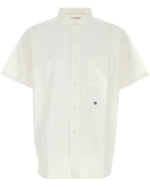 Nanamica White Cotton Blend Oversize Shirt