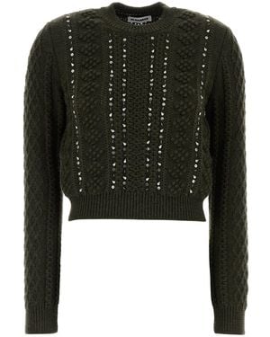 Jil Sander Ls Cn Jumper - Black