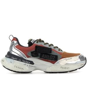 DSquared² Multicolor Fabric Sneakers - White
