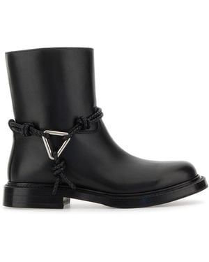 Bottega Veneta Stivaletti James in pelle nera - Nero