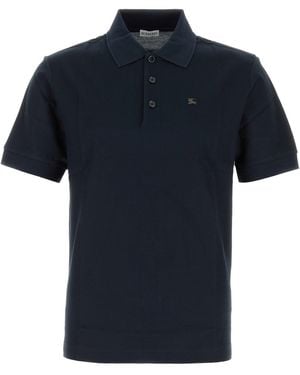 Burberry Logo Polos - Black