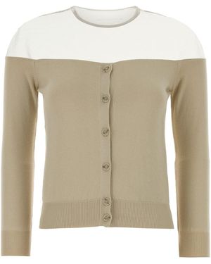 MM6 by Maison Margiela Sand Cotton Blend Jumper - White