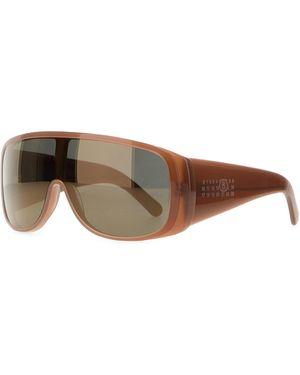 MM6 by Maison Martin Margiela Occhiali da sole in acetato marrone