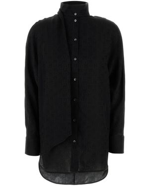 Ferragamo Salvatore Silk Shirt - Black