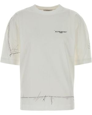 Givenchy T-shirt oversize in cotone bianco