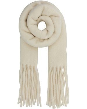 Loulou de Saison Ivory Alpaca Blend Santo Scarf - Natural