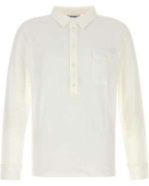 GIMAGUAS White Cotton Tristan Polo Shirt
