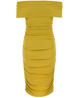 Des Phemmes Yellow Jersey Dress