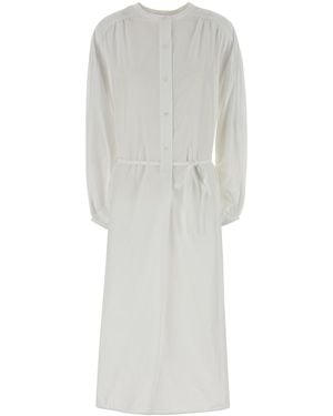 Loulou de Saison White Poplin Vitti Shirt Dress