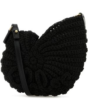 Chloé Black Fabric Sea Treasures Crossbody Bag