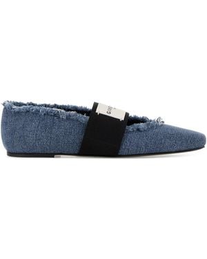 Givenchy Logo Ballet Flats - Blue