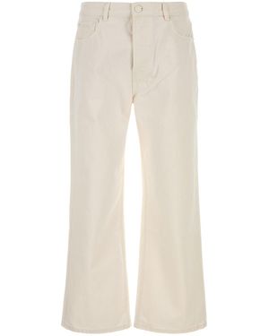 Ami Paris Ivory Denim Jeans - White