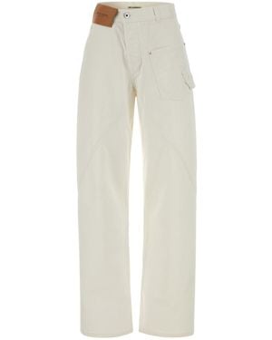 JW Anderson White Denim Jeans