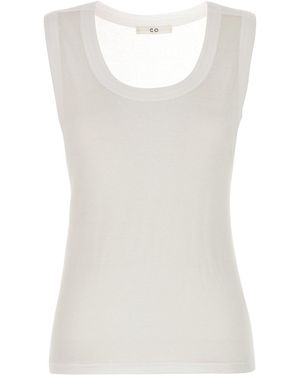 Co. White Tton Tank Top