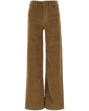 Lois Camel Stretch Corduroy Mistral Palazzo Pant - Natural