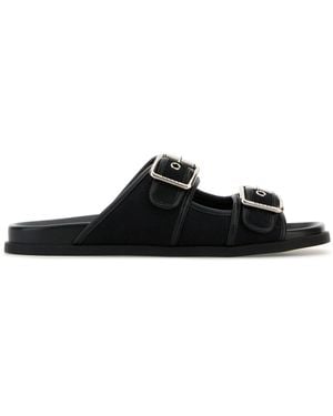 Gucci Slippers in tessuto GG - Nero