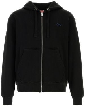 KENZO Black Cotton Sweatshirt