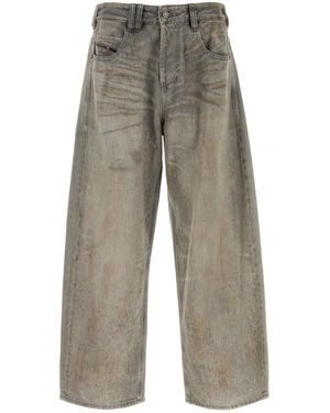 DIESEL Loose High Rise Jeans - Grey
