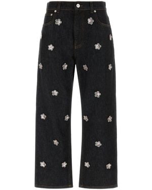 Marni Dark Blue Denim Jeans - Black