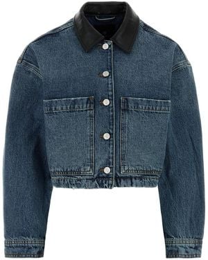 Anine Bing Denim Yuma Jacket - Blue