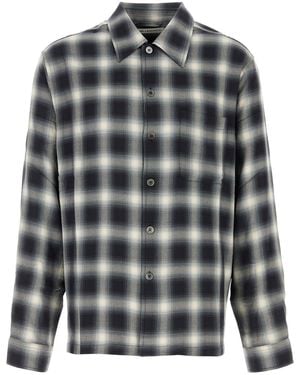 Our Legacy Embroidered Viscose Oversize Shirt - Grey