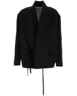 Mordecai Kimono Suit Jacket - Black