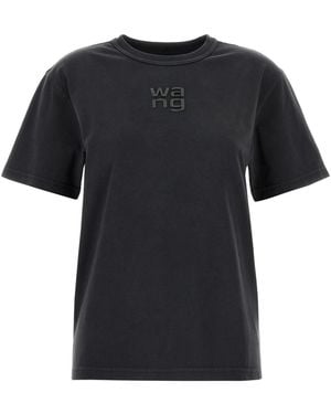 T By Alexander Wang Black Cotton T-shirt