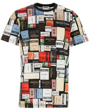 Moschino T-shirt in cotone stampato - Multicolore