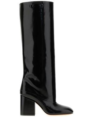 Marni Leather Trunkaroo Boots - Black