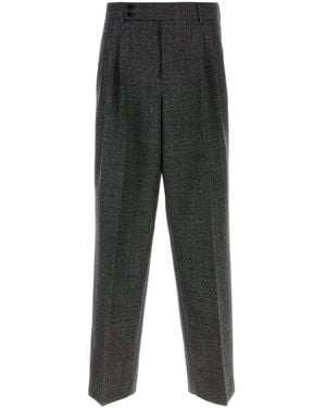 Dolce & Gabbana Two-tone Wool Pant - Black