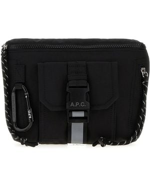 A.P.C. Marsupio Banane in tessuto nero